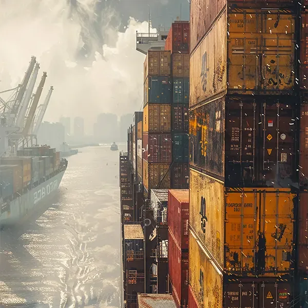 tariffs trade war cargo