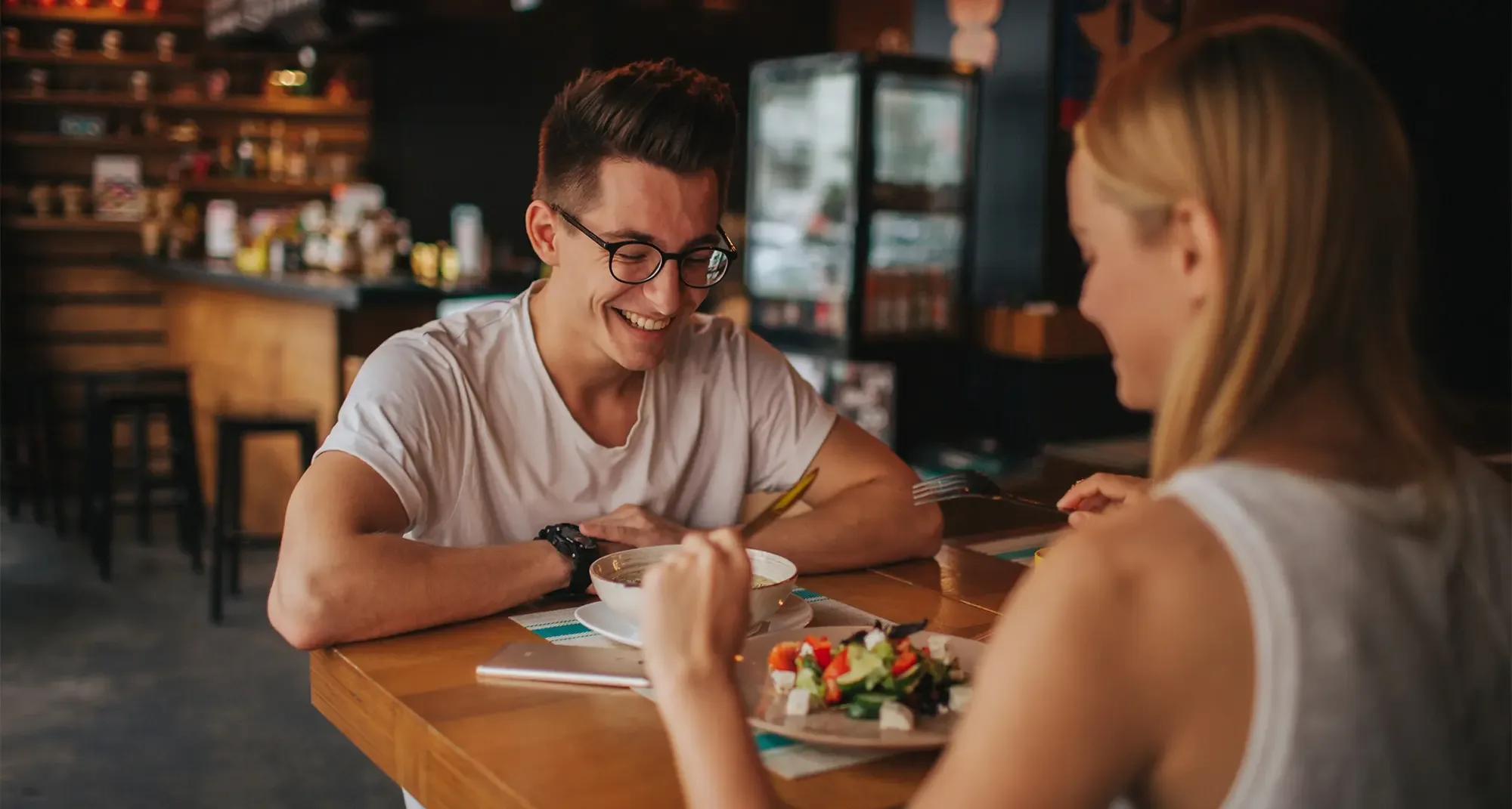 Restaurant Guests writing reviews about their most recent experience