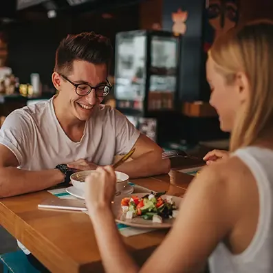 Restaurant Guests writing reviews about their most recent experience