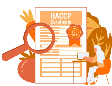 Food safety certificate for restaurant