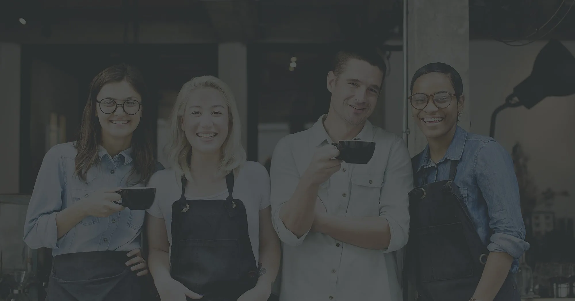 Happy Restaurant Staff