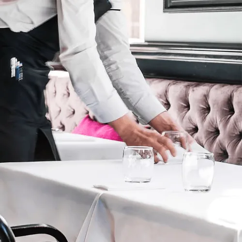 well-trained and motivated restaurant server