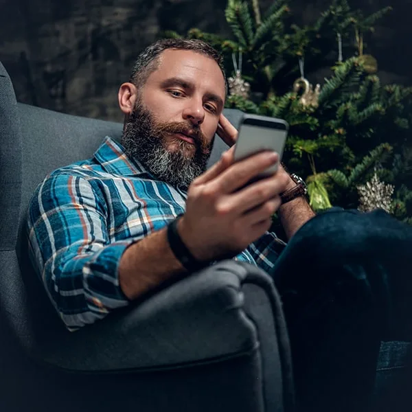 Restaurant owners working on mobile optimization for his website