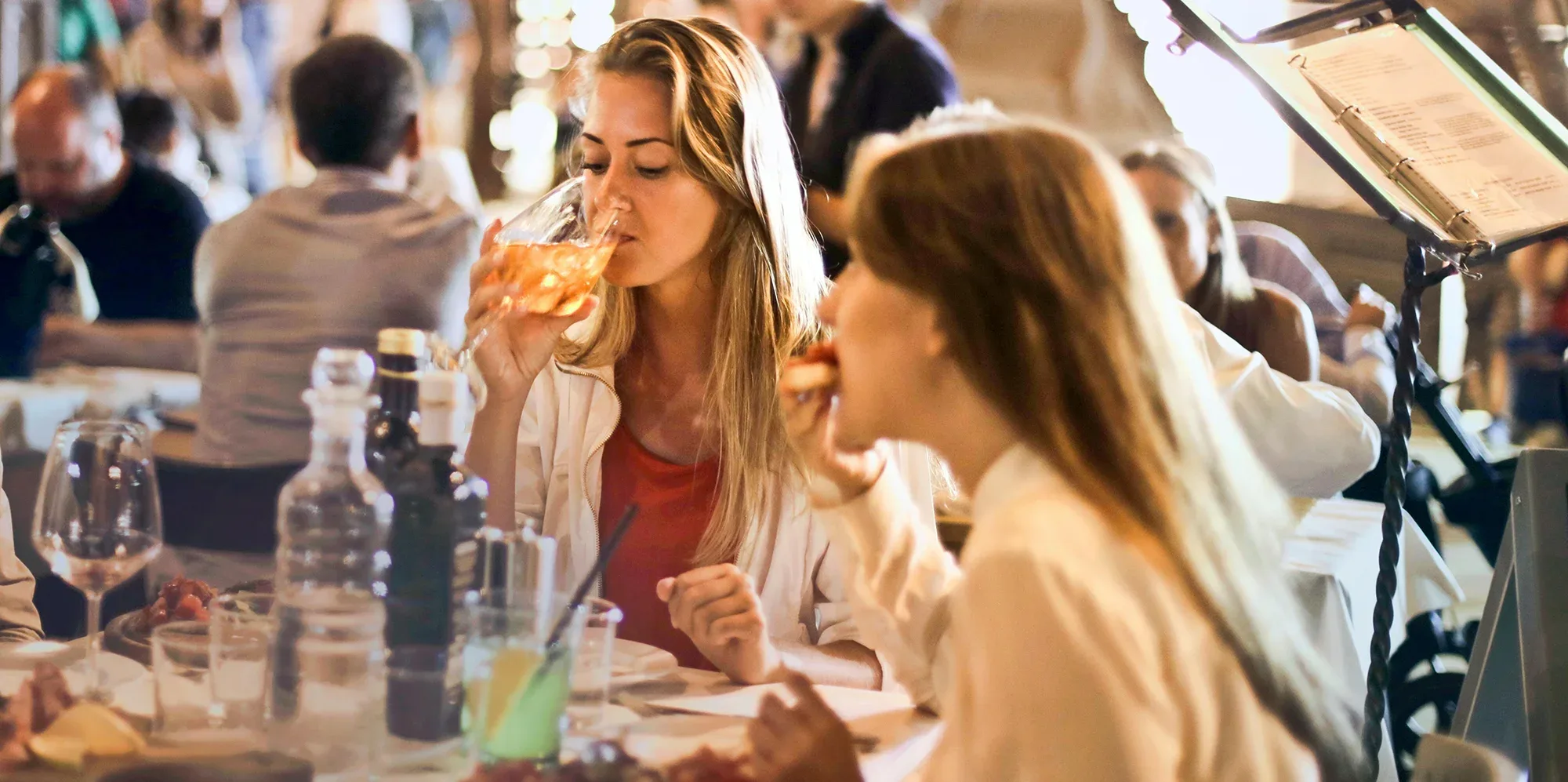 Customer experiencing the restaurant journey
