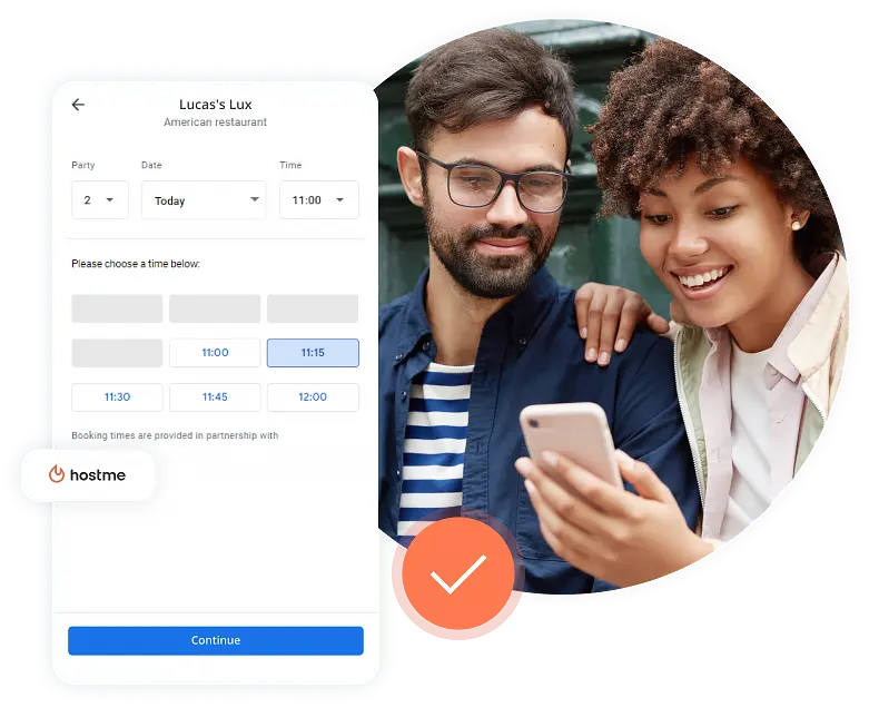 Restaurant booking system coupled with Google Reserve to provide great online booking experience.
